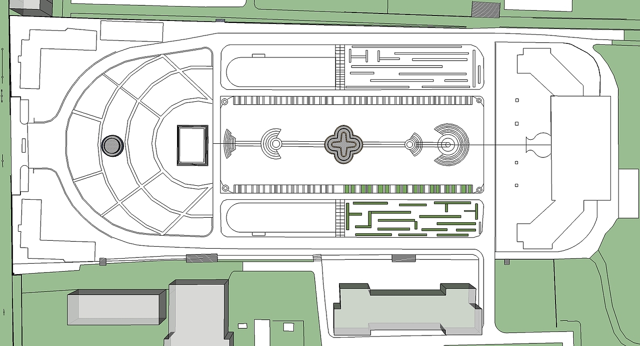 学生时代校园局部景观设计规划