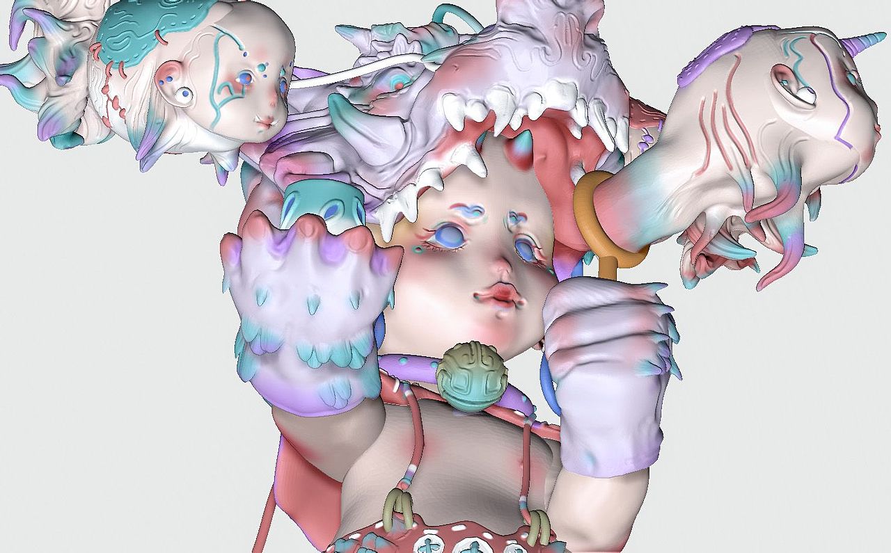 《妙法自然》（图ZMjYzNzMzODg4） - 人物/生物 - 站酷设计师咸鱼画饼原创素材 - 站酷ZCOOL