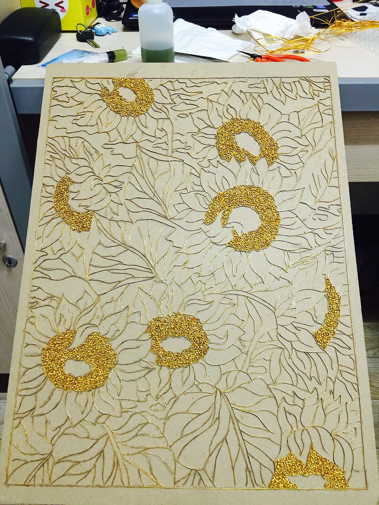 装饰画——向日葵太阳花:sunflower: