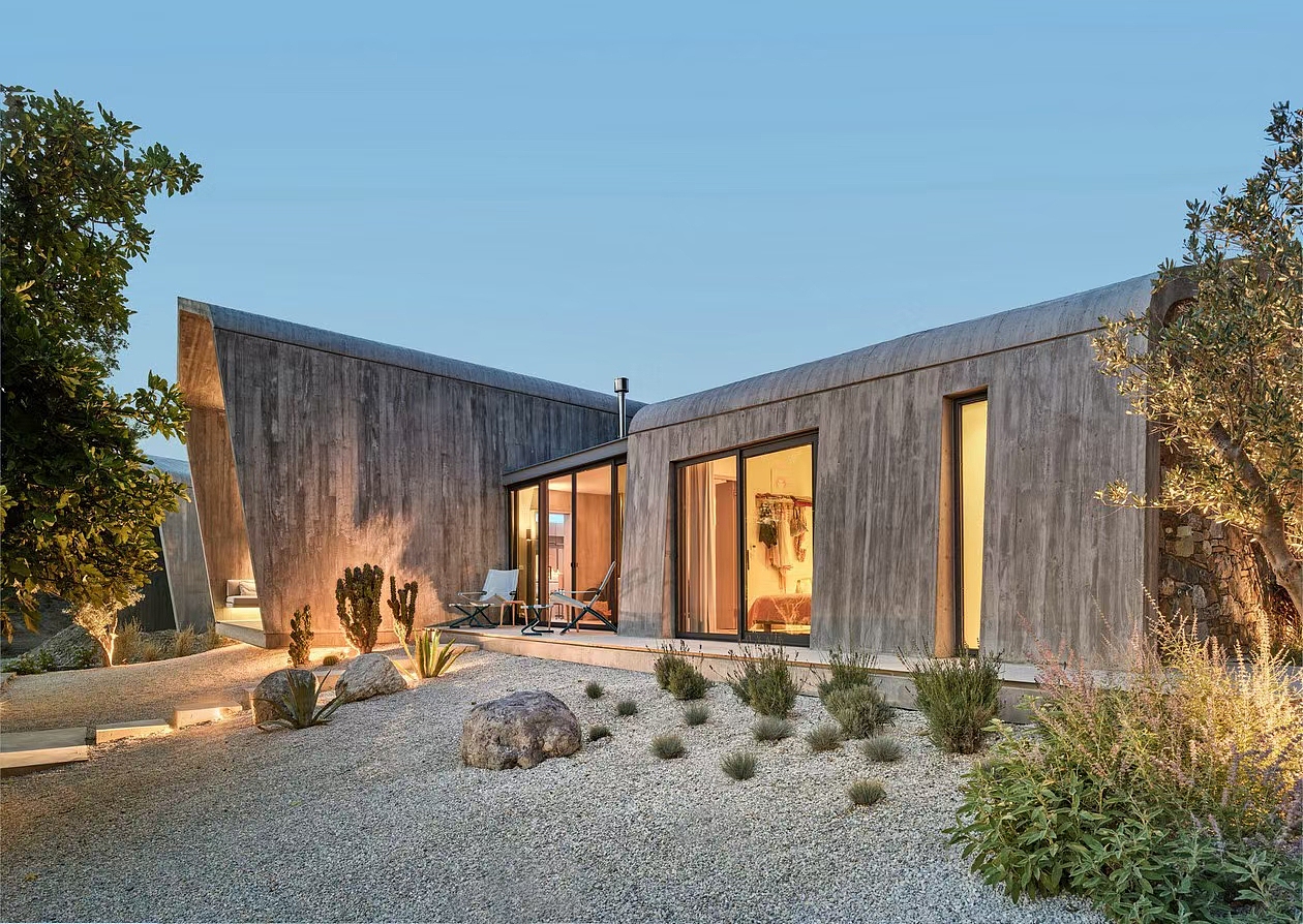 土耳其现代简约之u型别墅