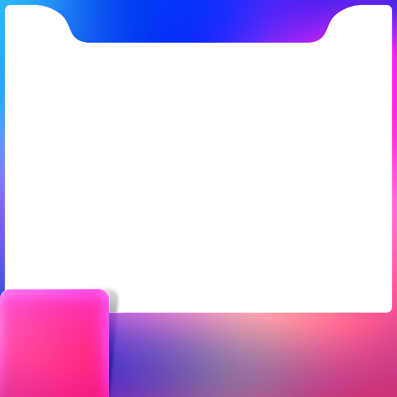 淘宝天猫主图边框相框店铺装修设计详情描述png素材9个