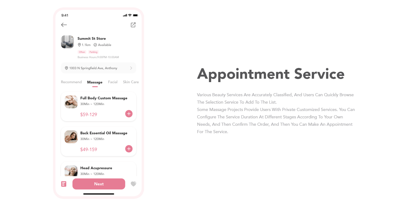 LETSGO-美容服务App多平台设计（图ZMjU4NzA1ODcy） - APP界面 - 站酷设计师付不浪原创素材 - 站酷ZCOOL