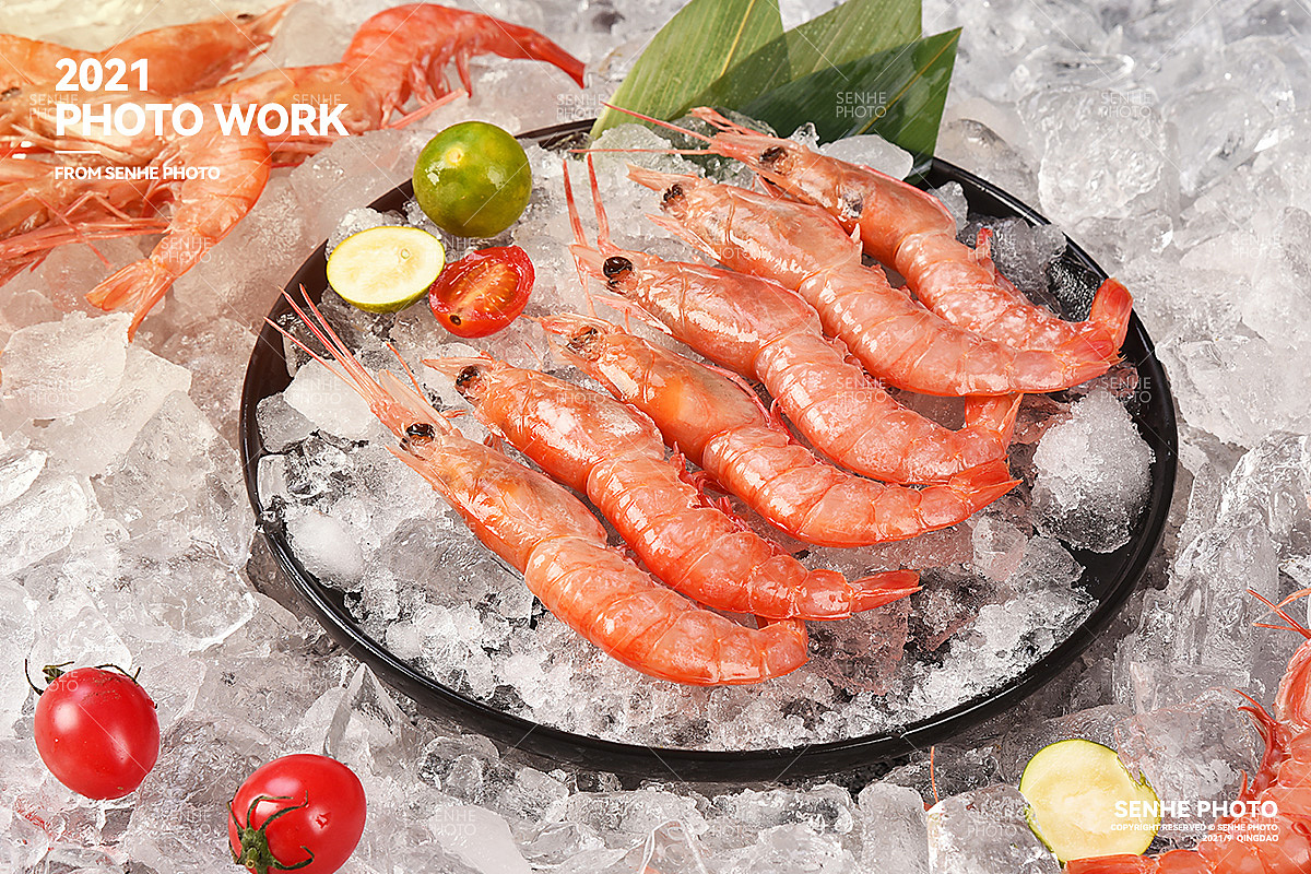森和视觉 | 冰鲜东海红虾拍摄|摄影|产品摄影|青岛森和视觉摄影_原创