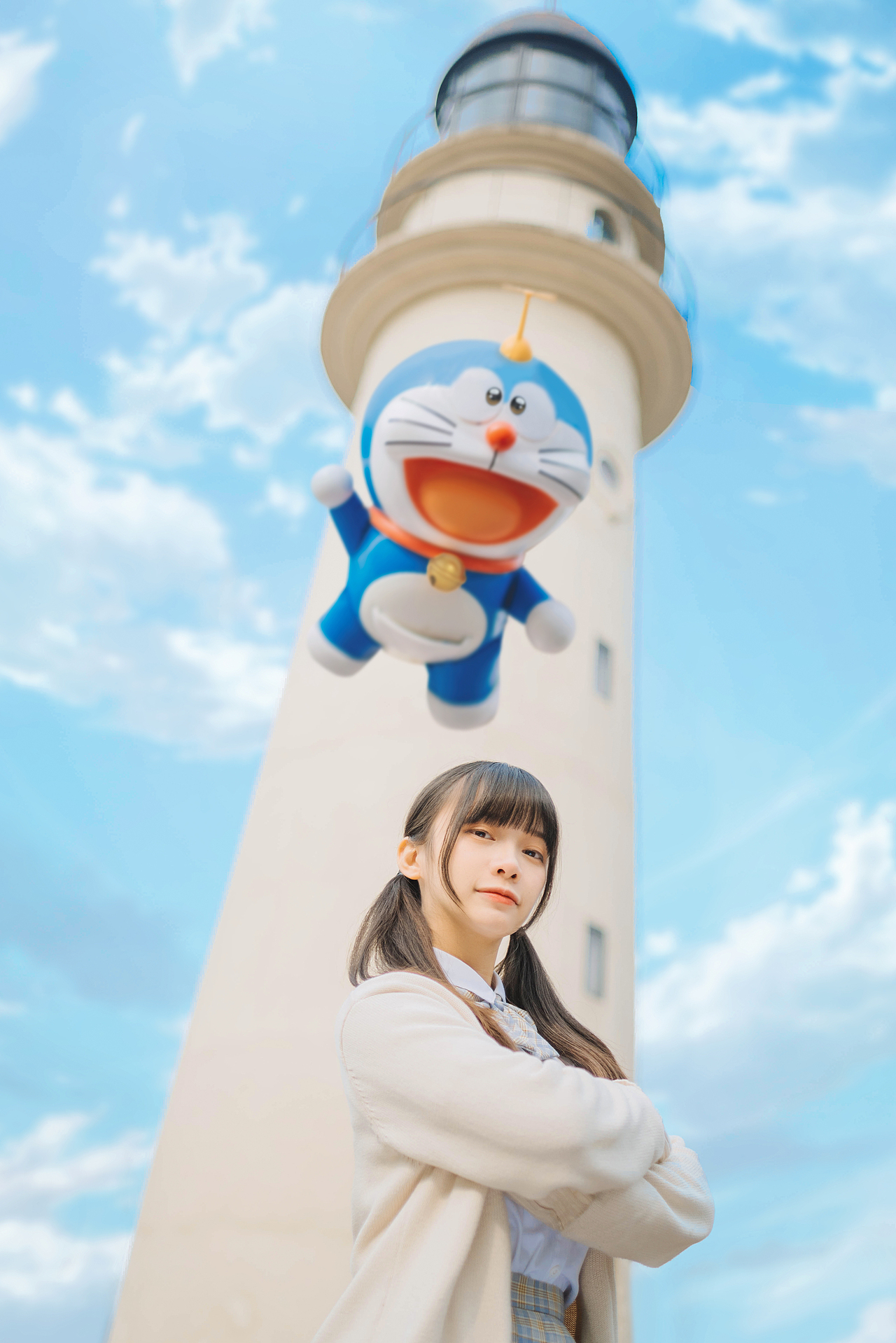 小沫和哆啦A梦的日常（图ZMTQwOTI0NjEy） - 人像摄影 - 站酷设计师黄仔爱玩喵喵酱原创素材 - 站酷ZCOOL
