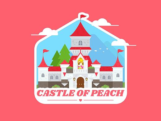 桃子公主的城堡（個人主頁-ZNTQ0MTgzODQ=） - 圖案 - 站酷設(shè)計師是尼祿吖原創(chuàng)素材 - 站酷ZCOOL