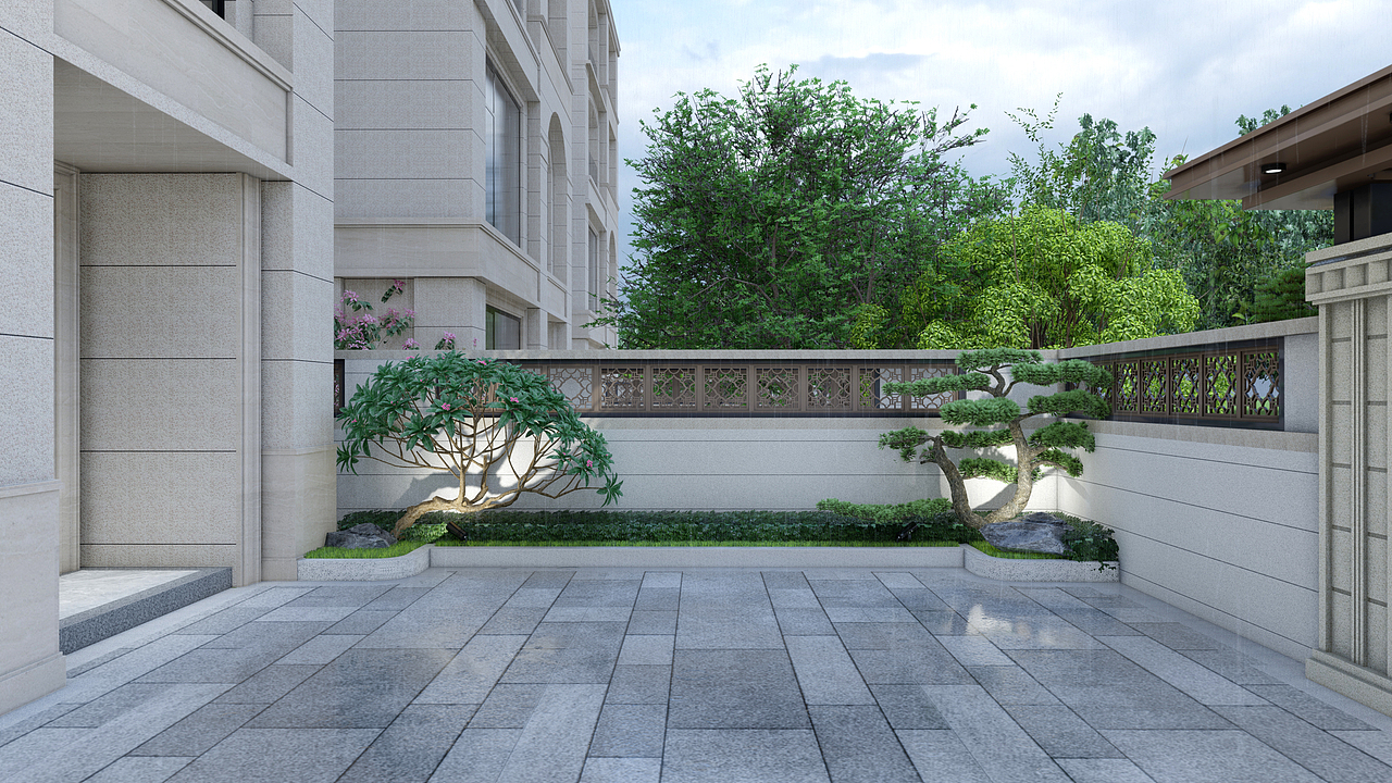 中式庭院(宁、静)