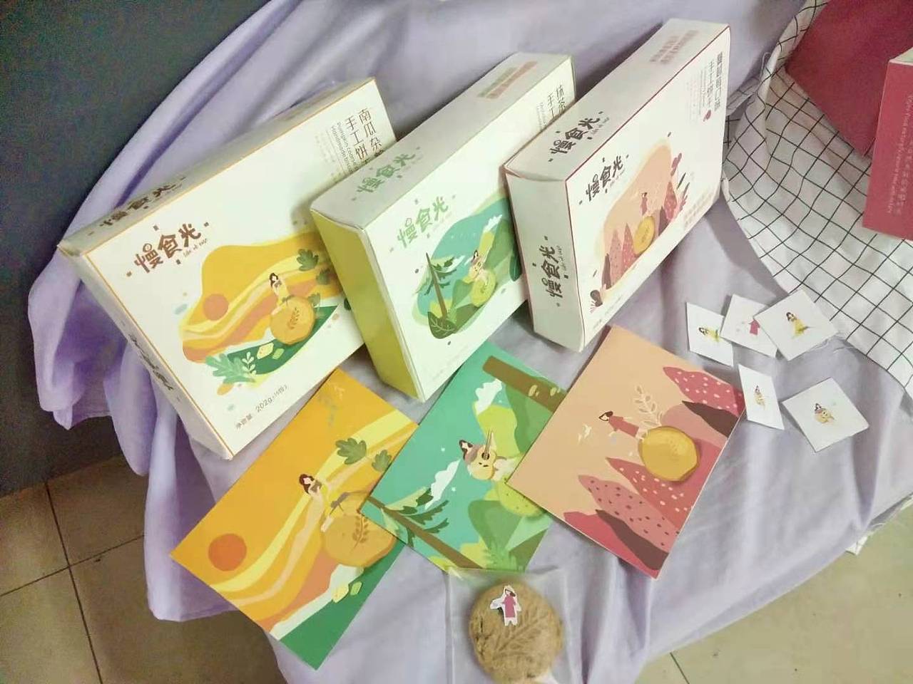 畢業(yè)設(shè)計——慢食光餅干（圖ZMjQyMTA5MDM2） - 包裝 - 站酷設(shè)計師半夏涼生原創(chuàng)素材 - 站酷ZCOOL