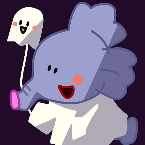 小象艾莉,穿成这样子,好可耐.