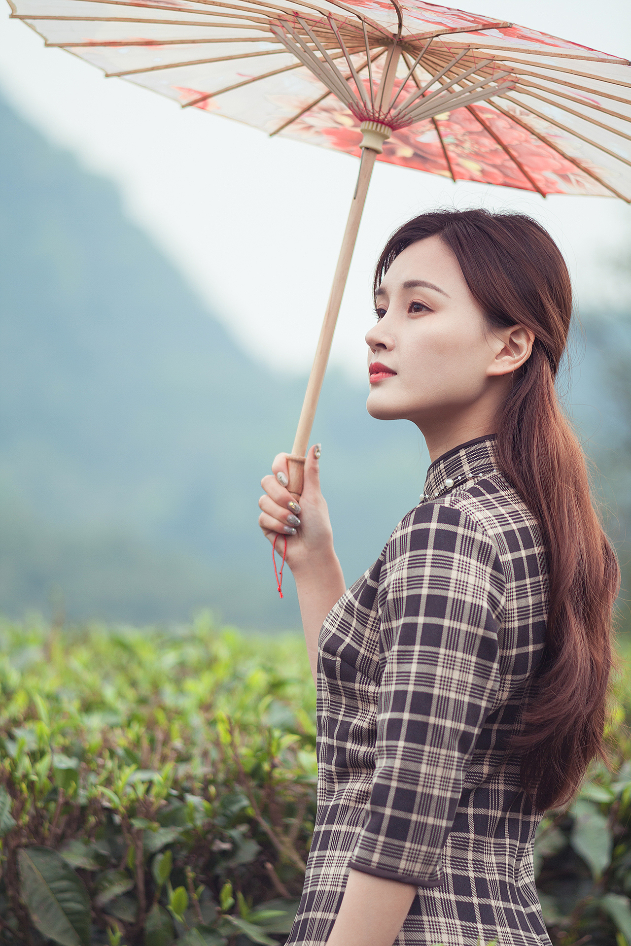 一帘春欲暮，茶烟细杨落花风（图ZMTcwMzgxNzUy） - 人像摄影 - 站酷设计师桃子jun原创素材 - 站酷ZCOOL