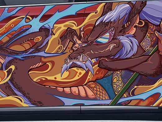 王者之勢(shì) 虎躍龍騰（個(gè)人主頁(yè)-ZNTc5MzEwODA=） - 圖案 - 站酷設(shè)計(jì)師粘大頭原創(chuàng)素材 - 站酷ZCOOL