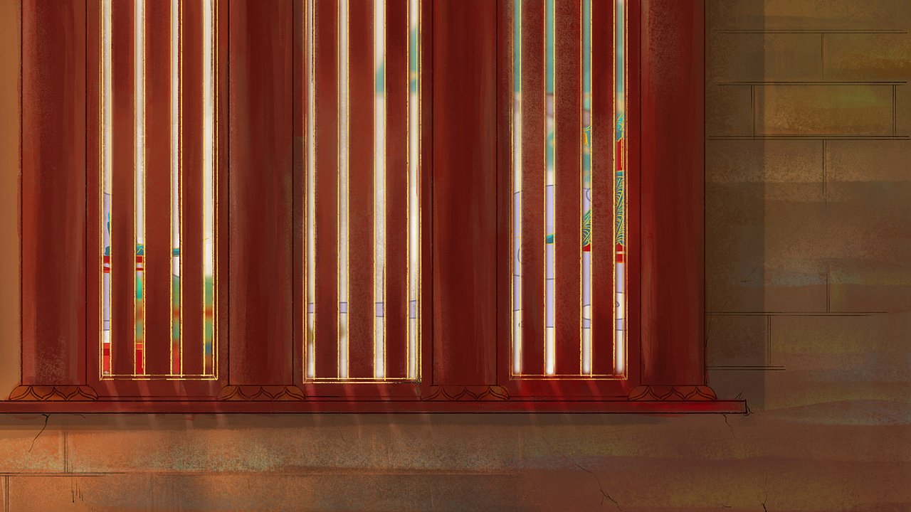 一组四年前的动画场景