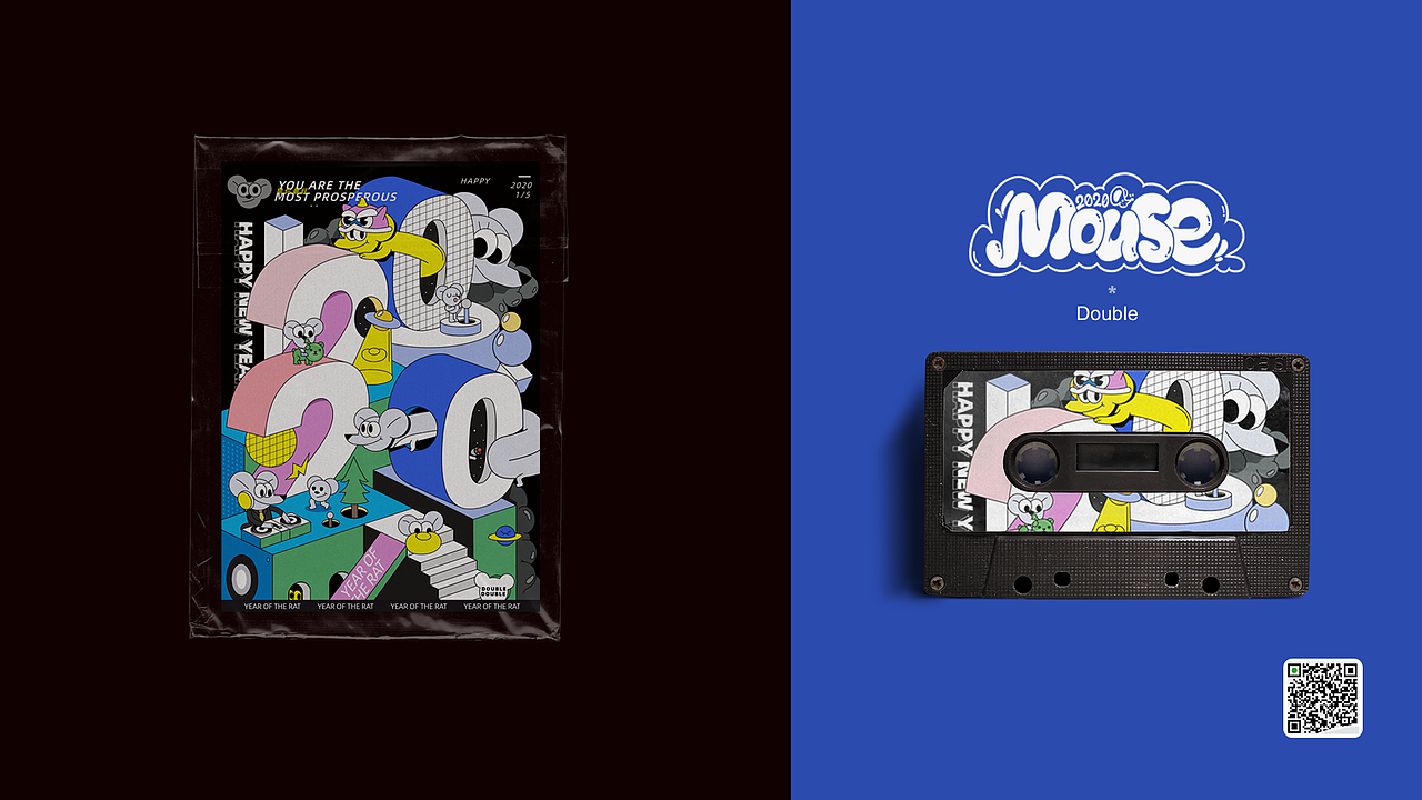 【局部1.0】——鼠年大吉（图ZMTkzOTkwNjA0） - 海报 - 站酷设计师邬老大55原创素材 - 站酷ZCOOL