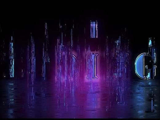 AE（赛博？）马赛克粒子文字