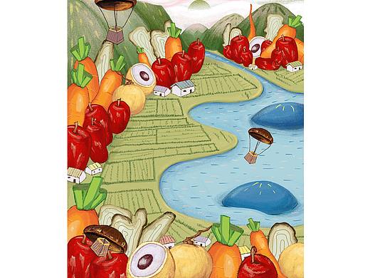 中药汤料插画包装设计-毕设-一城汤集