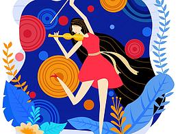 《夏日》主题海报