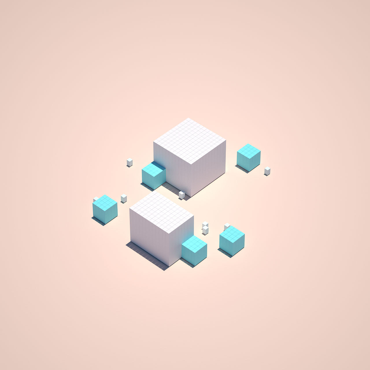 方形构成系列（图ZMjEzNzc3NzUy） - 其他三维 - 站酷设计师鲲化而为鸟原创素材 - 站酷ZCOOL