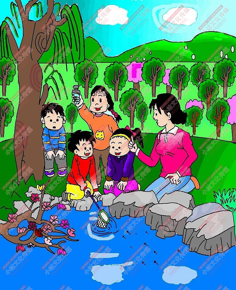 中小学生电脑作品制作参赛绘画作品电脑绘画