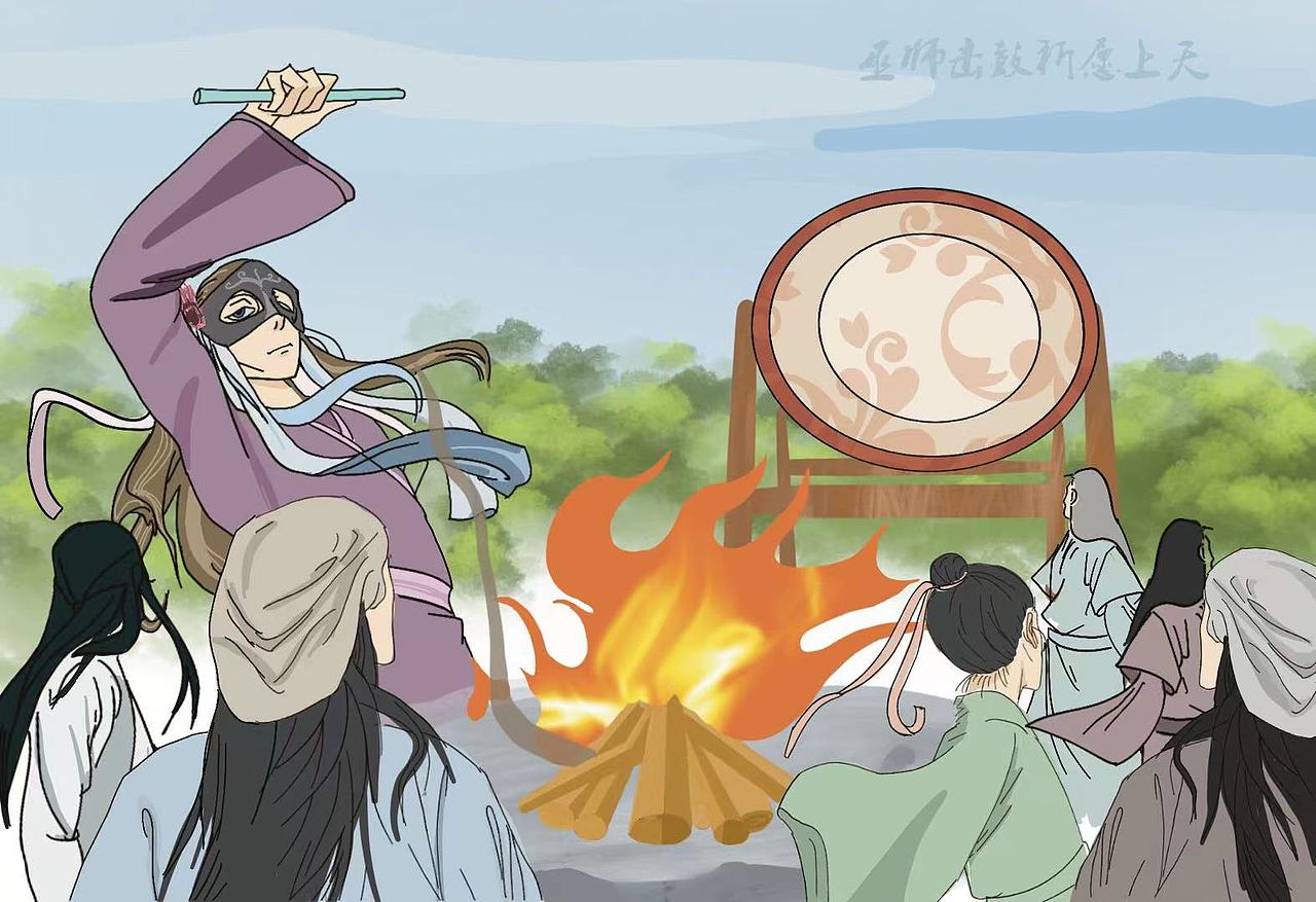 绘本《甲骨文——祭》（图ZMjYwMzQ2Mjgw） - 创作习作 - 站酷设计师珊儿啊珊儿原创素材 - 站酷ZCOOL