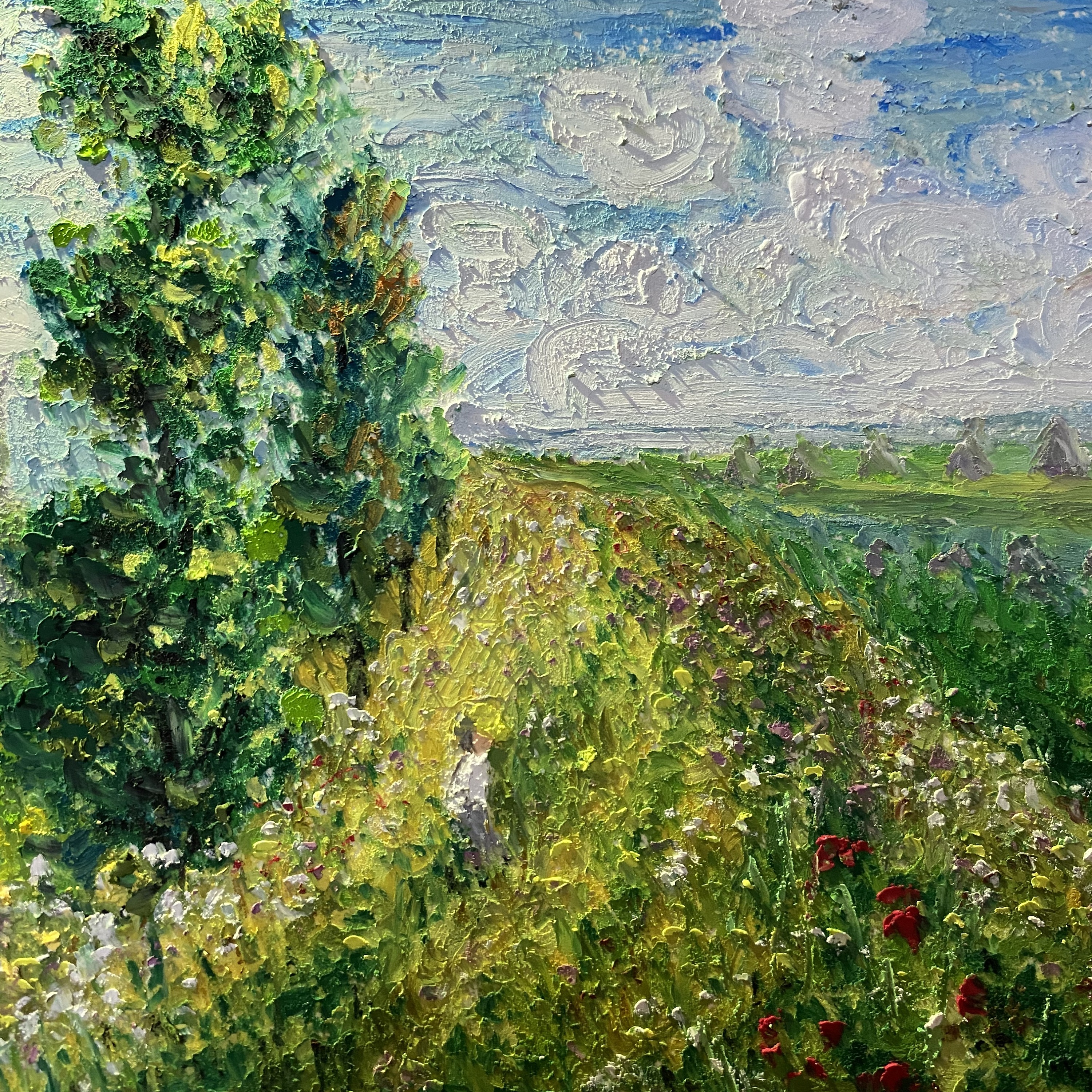 临摹 莫奈 油画棒