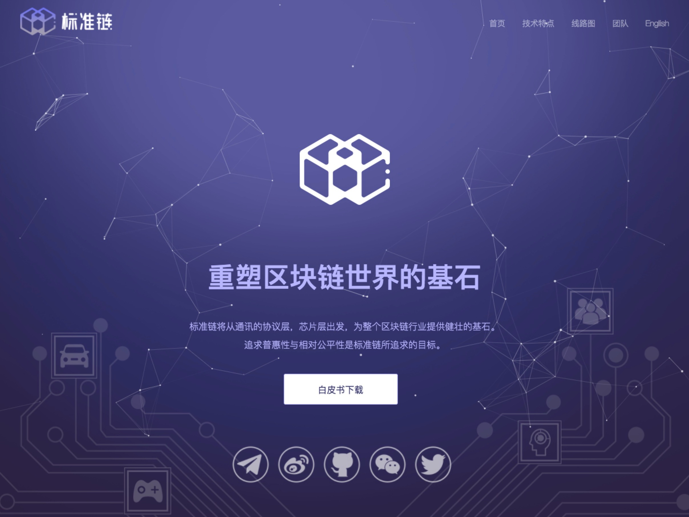 标准链/canonchain/CZR的区块链官网的网页设计