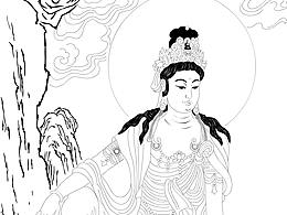 線描觀音