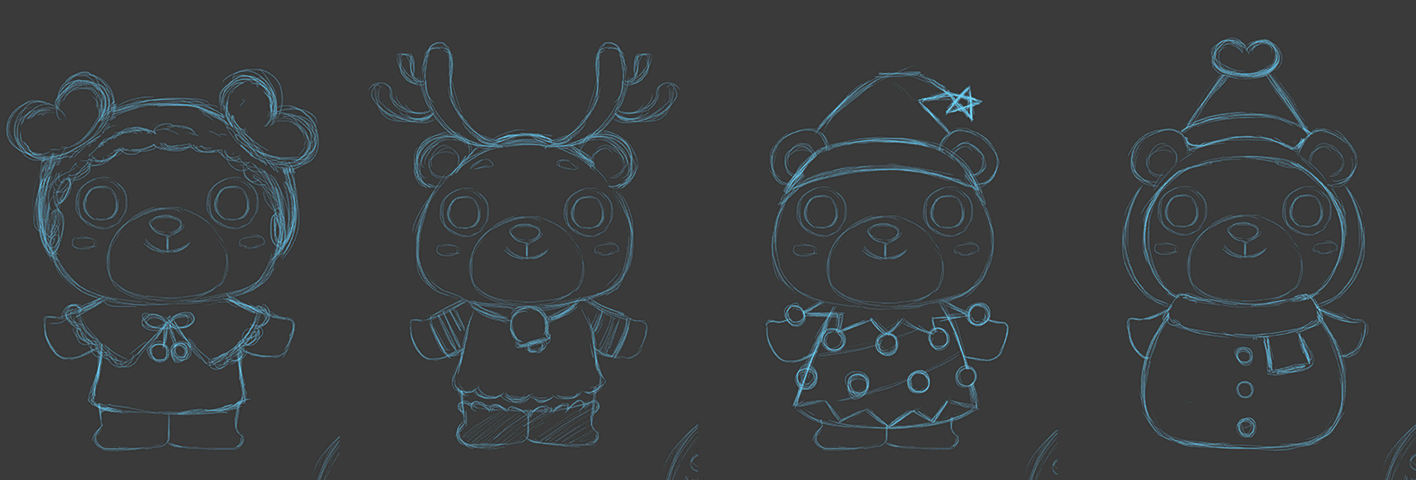 2019的圣诞节说要设计IP盲盒