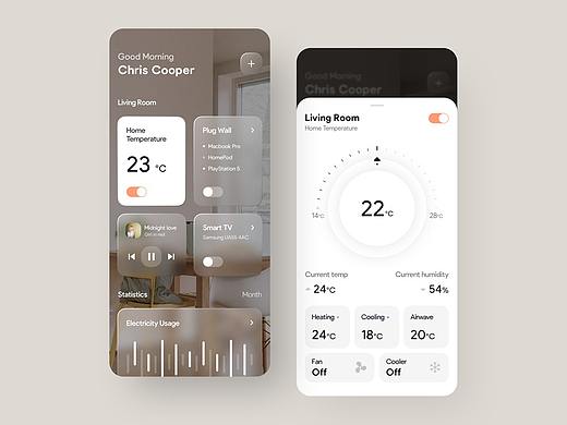 灵感 | 智能家居app UI设计分享