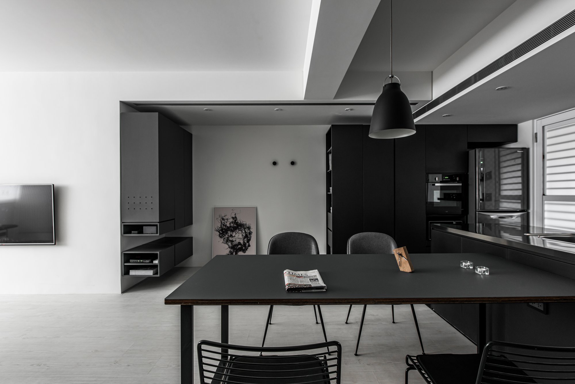 黑色现代|空间|室内设计|PlaceJJ - 原创作品 - 站酷 (ZCOOL)