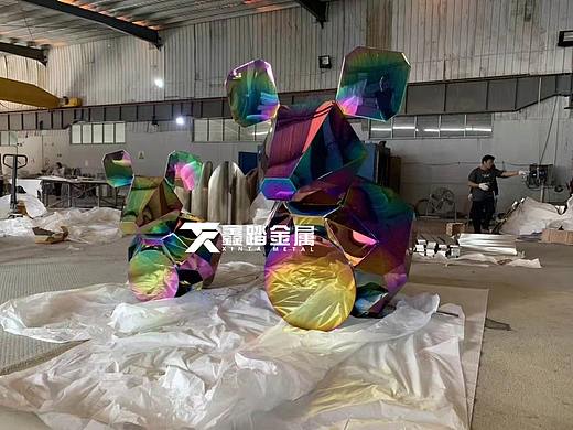 几何切面不锈钢雕塑 几何不锈钢鱼雕塑 抽象不锈钢雕塑