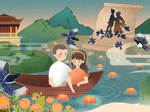 原创节日插画