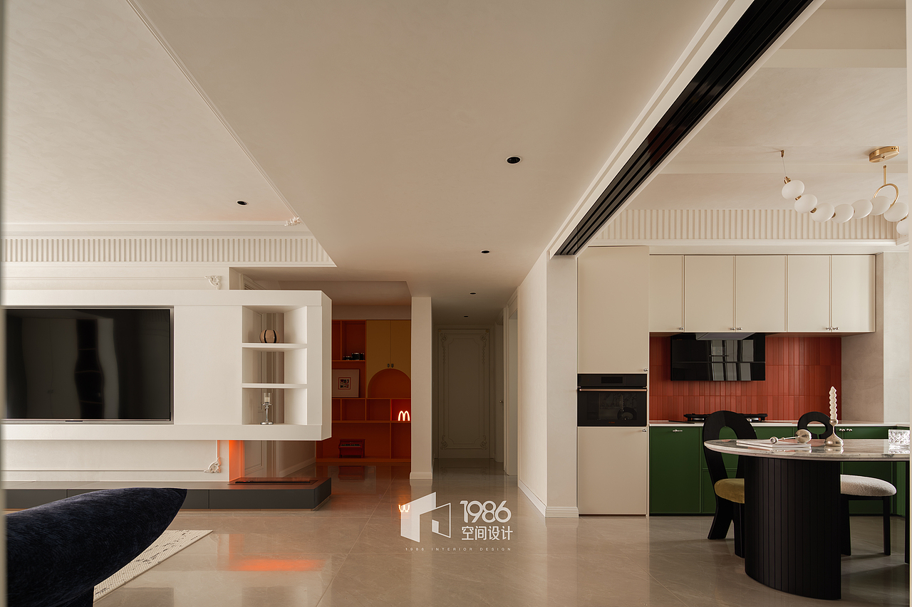 1986设计|《180㎡自带电影感的轻法式之家》