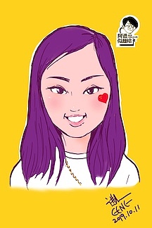 阿进似颜绘2019年现场画像作品（彩色篇）（图ZMTkxOTMwNjIw） - 单幅漫画 - 站酷设计师阿进似颜绘原创素材 - 站酷ZCOOL