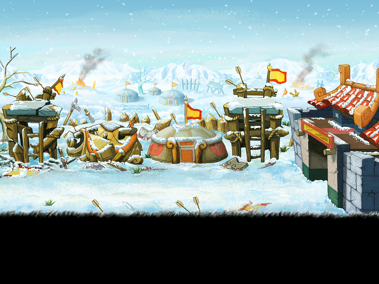 手游场景（图ZMTE4MzQ0MTgw） - 游戏原画 - 站酷设计师AFen原创素材 - 站酷ZCOOL