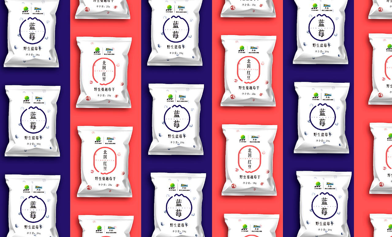 北大荒蔓越莓/蓝莓-干果包装（图ZMTM5OTY2NzQw） - 包装 - 站酷设计师Panda潘大原创素材 - 站酷ZCOOL