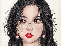 素描人像临摹练习