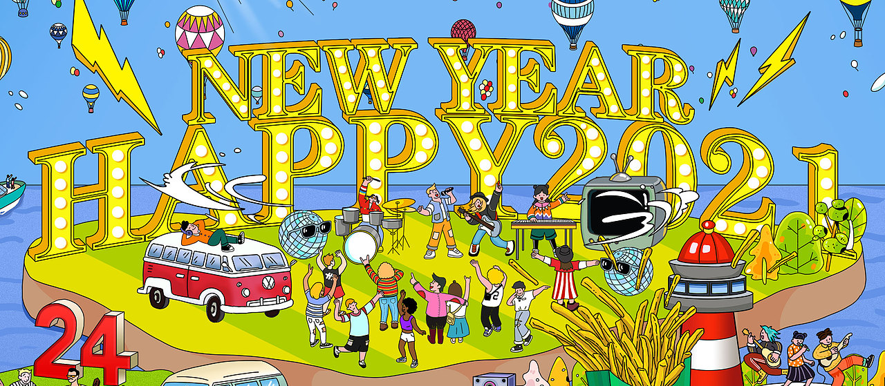 新年快乐无限派（图ZMjQzNzMwOTY0） - 创作习作 - 站酷设计师哈塔奇原创素材 - 站酷ZCOOL