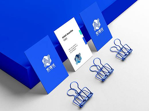 现代网络科技企业品牌logo创意设计