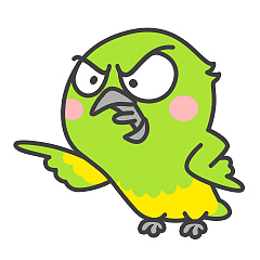 葱花小鹦鹉-贱萌表情包