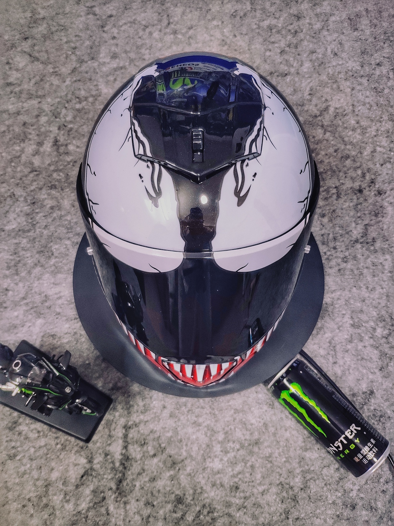 taohinls2ff390毒液一代头盔彩绘个性涂装