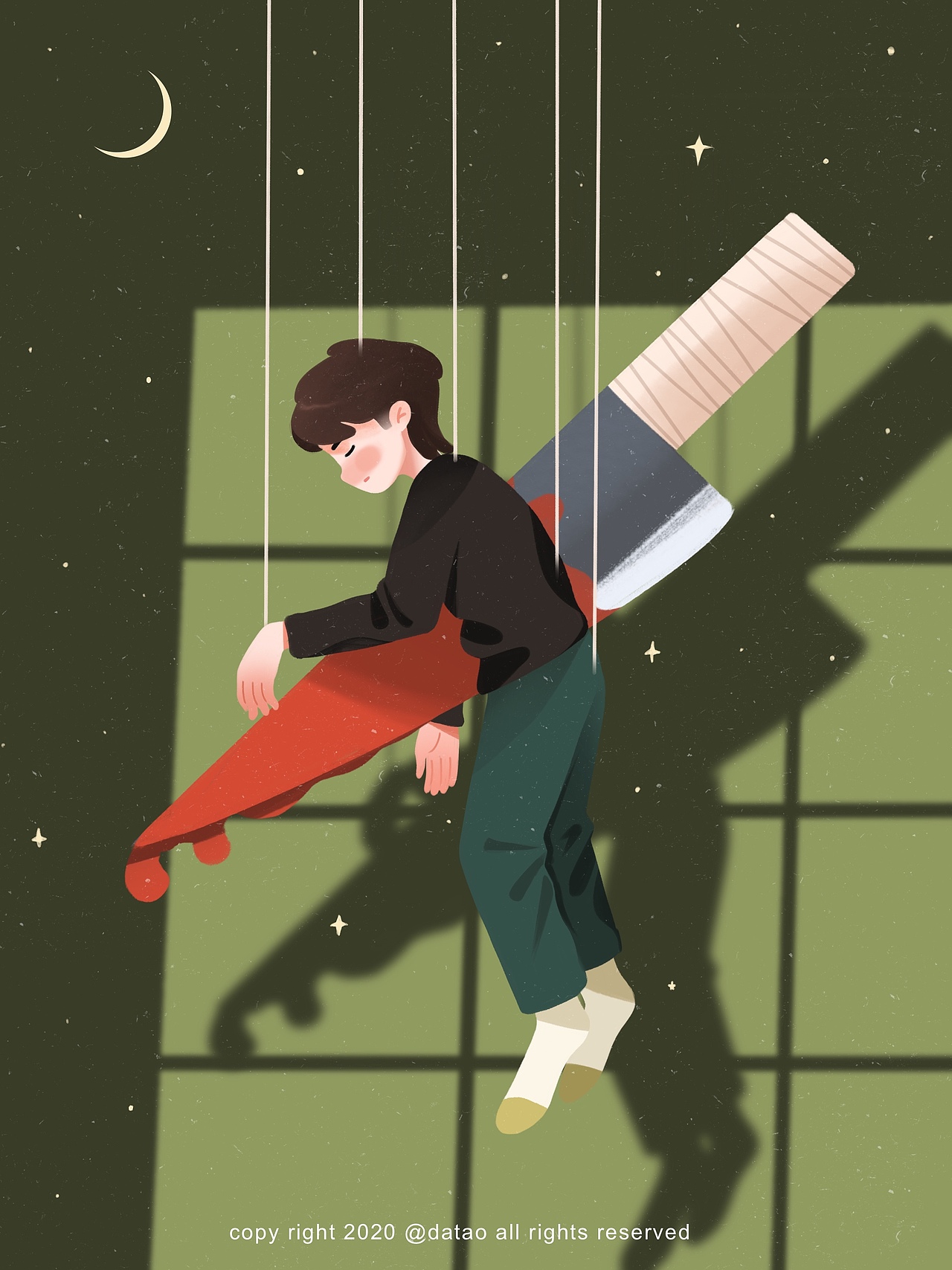 2020插画总结（图ZMjM4NDk5MTk2） - 艺术插画 - 站酷设计师大滔原创素材 - 站酷ZCOOL