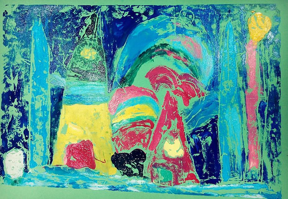 我的课堂---孩子的绘画作品（图ZMjcyMDM1MjA=） - 儿童插画 - 站酷设计师耿雪原创素材 - 站酷ZCOOL