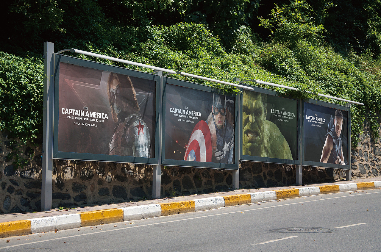 站台画面运用效果图