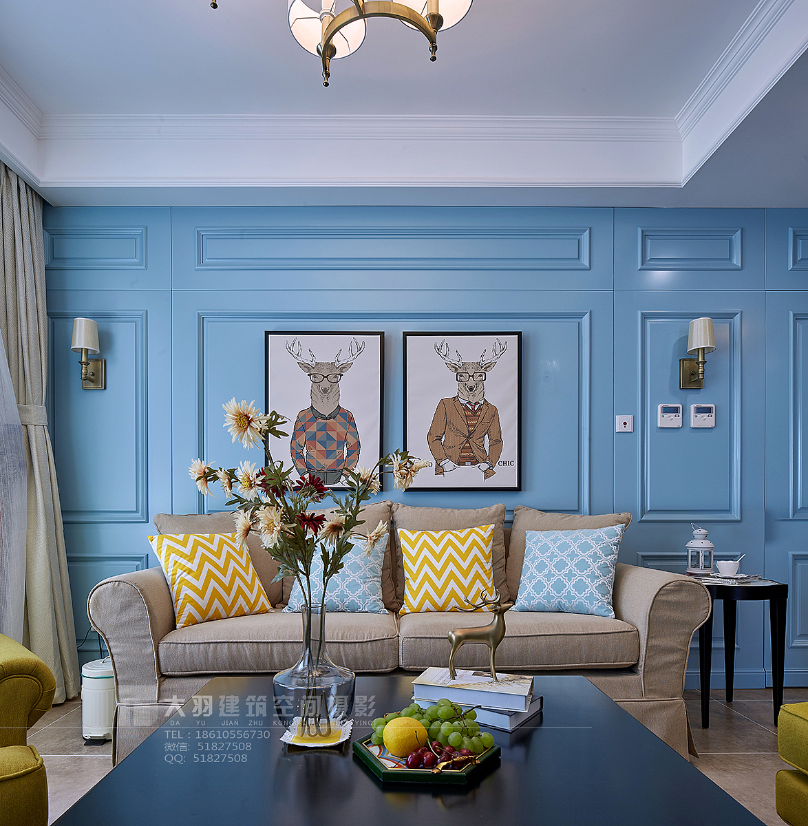 天津美式家居设计实景拍摄（图ZMTk5NjM3Mjg4） - 环境/建筑摄影 - 站酷设计师北京大羽空间摄影原创素材 - 站酷ZCOOL