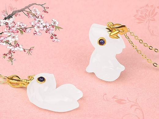 神兽白泽吊坠国潮详情页