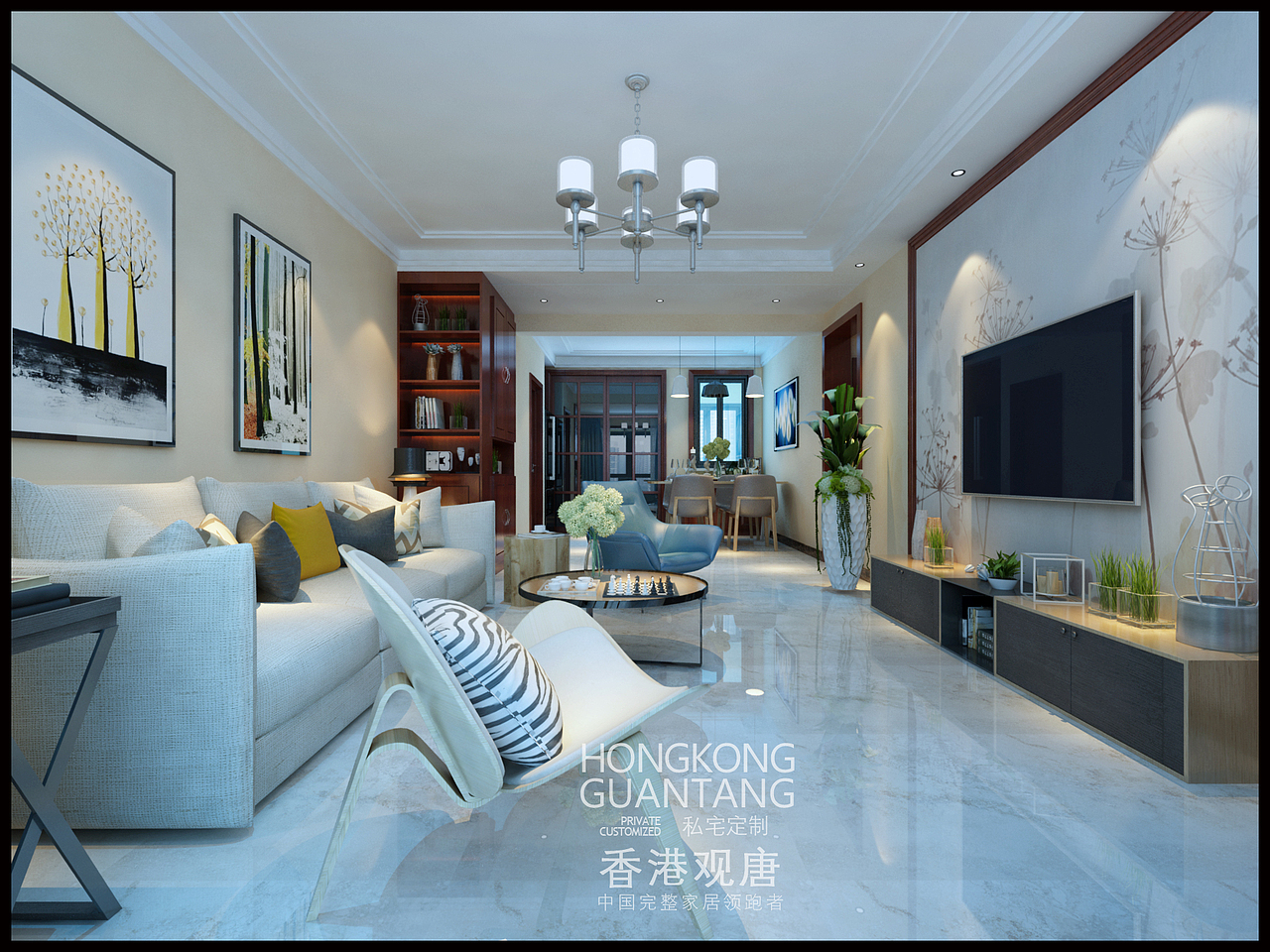 滕州玫瑰园105平方米现代简约风格装修效果图-滕州装饰（图ZMTI5MzY1NTky） - 家装设计 - 站酷设计师滕州观唐原柳娜原创素材 - 站酷ZCOOL