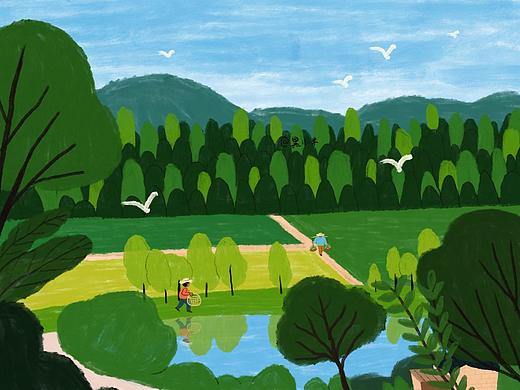 插画 | 故乡