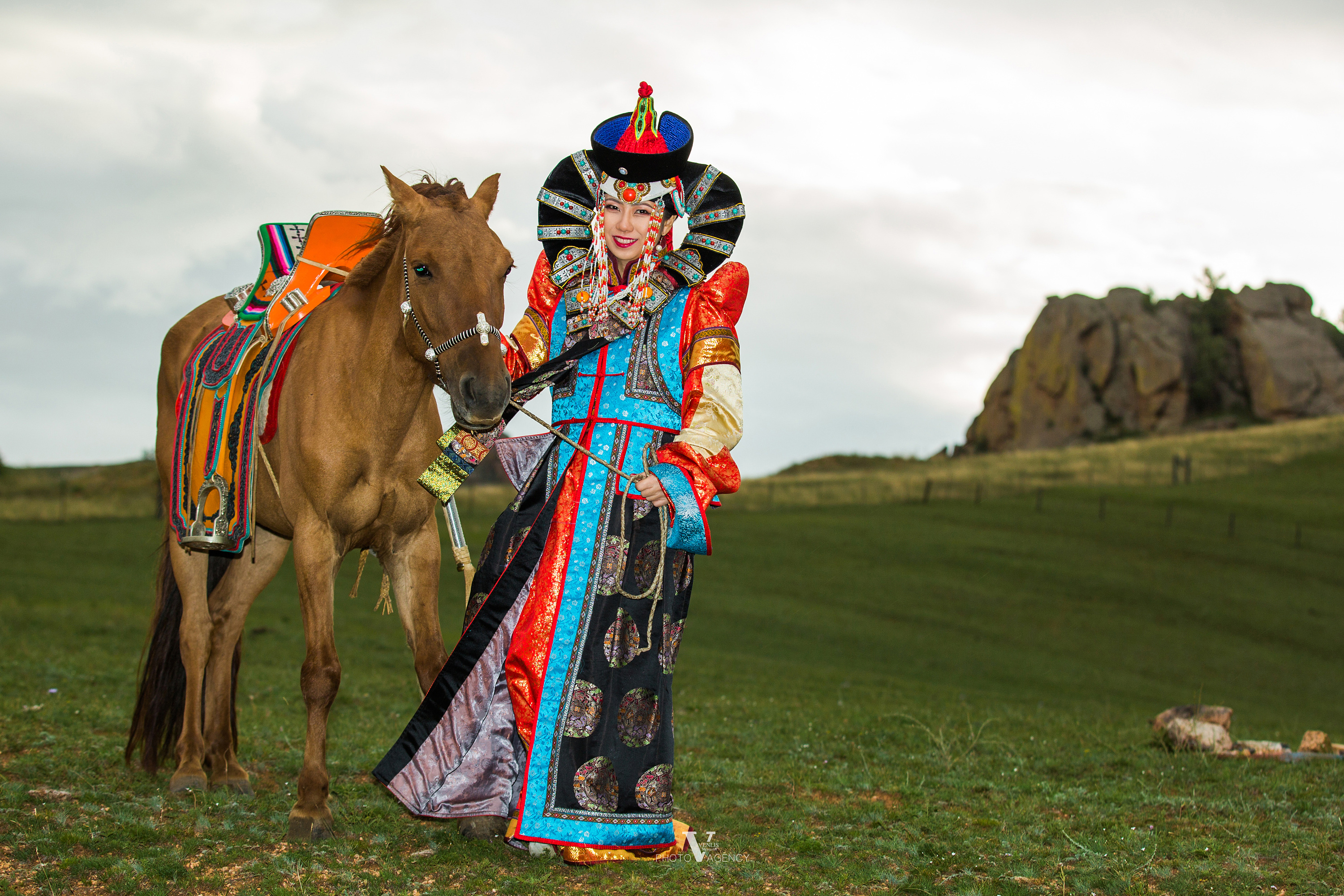 蒙古族风光 婚纱 结婚照