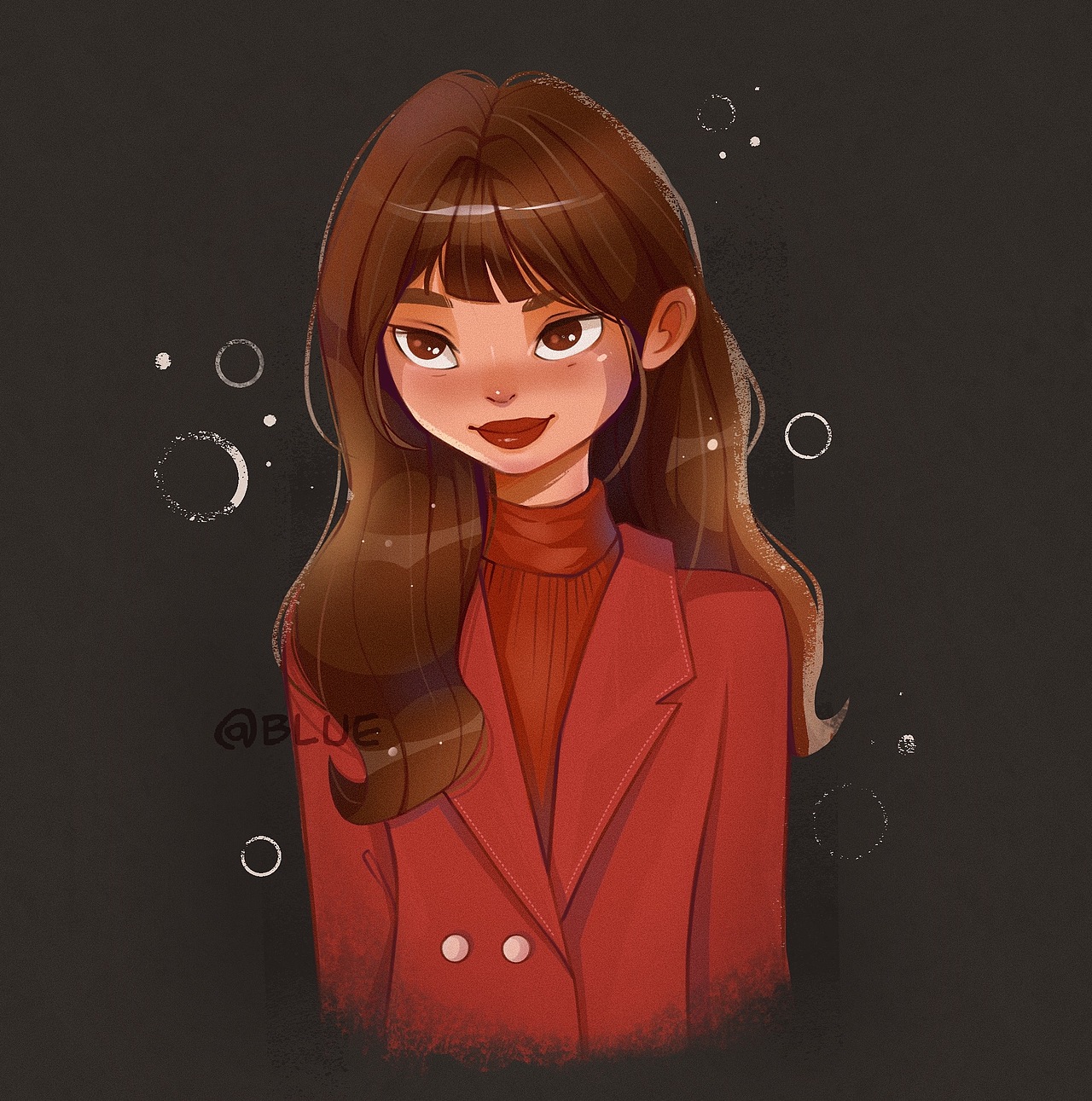 美式卡通头像练习