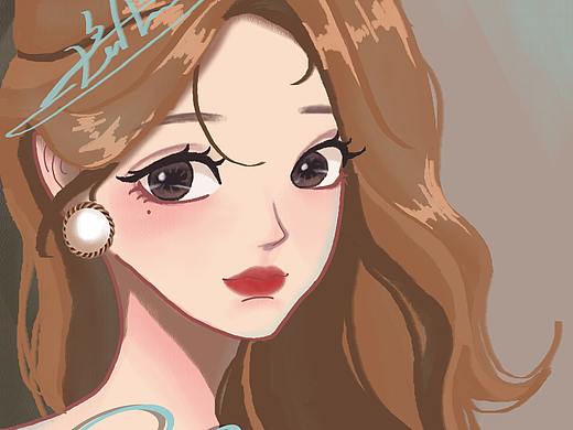 少女（个人主页-ZNTgxMzIwMDg=） - 创作习作 - 站酷设计师小菘崧原创素材 - 站酷ZCOOL