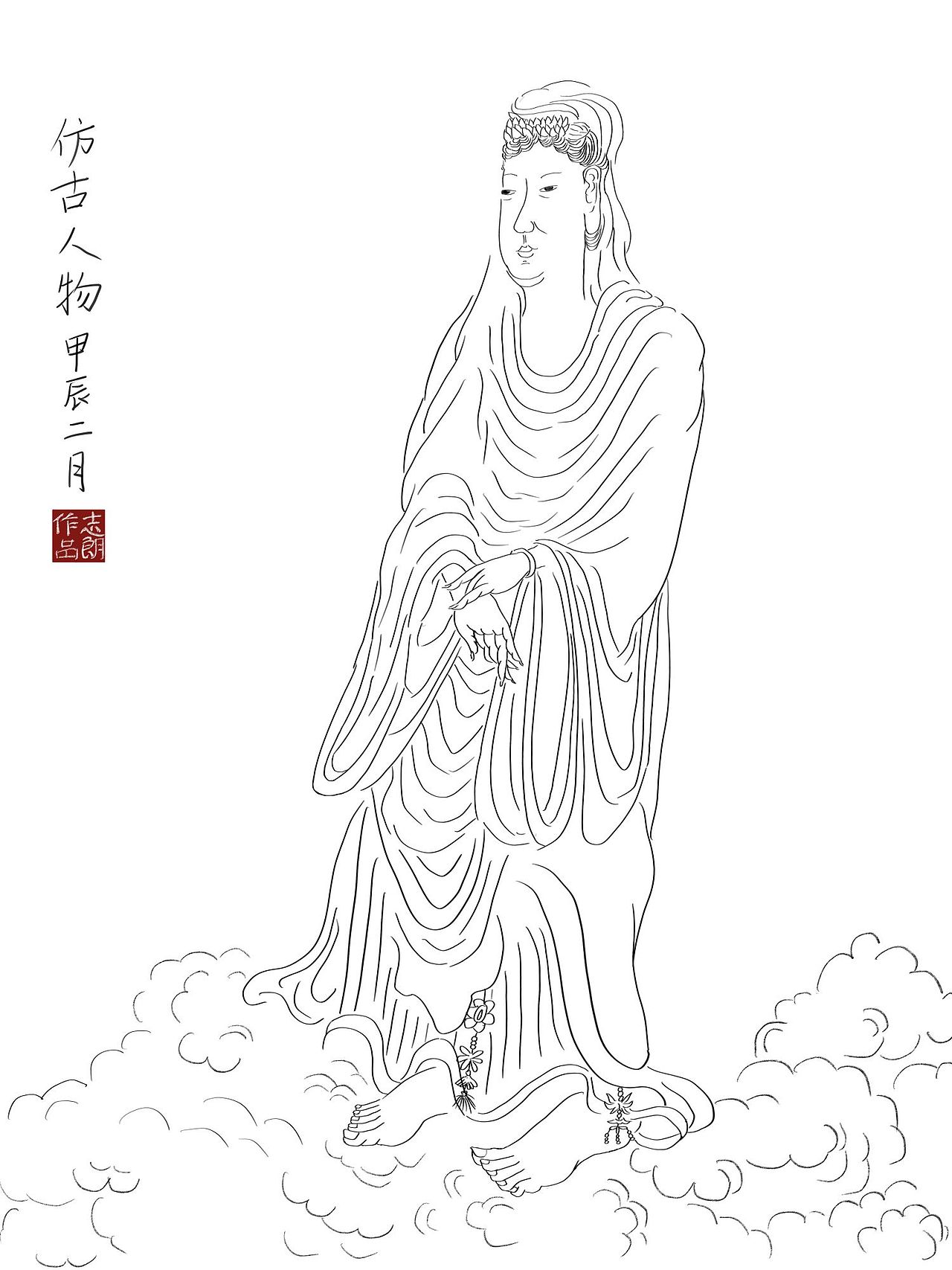 仿古人物动物画作（图ZMzY2MTA1NzY4） - 商业插画 - 站酷设计师Z220955209原创素材 - 站酷ZCOOL
